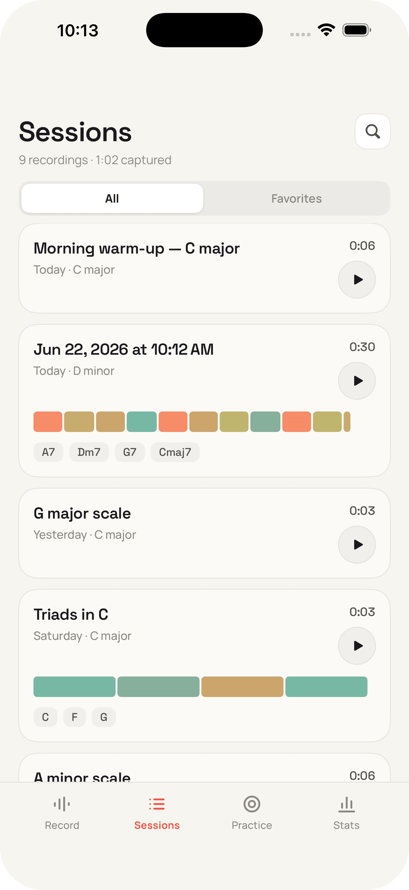 The sessions library on iPhone